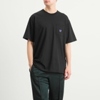 Needles Men's Crew Neck T-Shirt in Black