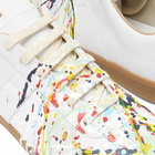 Maison Margiela Men's Painter Replica Sneakers in White/Multi