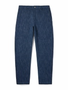 De Bonne Facture - Balloon Tapered Cotton and Virgin Wool-Blend Trousers - Blue