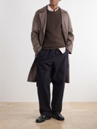 De Bonne Facture - Ribbed Wool Sweater - Brown