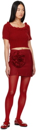 Tach Red Fabrizia Miniskirt