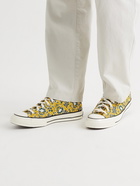 CONVERSE - Chuck 70 Paisley-Print Canvas High-Top Sneakers - Yellow