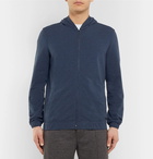 Loro Piana - Stretch-Cotton Jersey Zip-Up Hoodie - Men - Navy