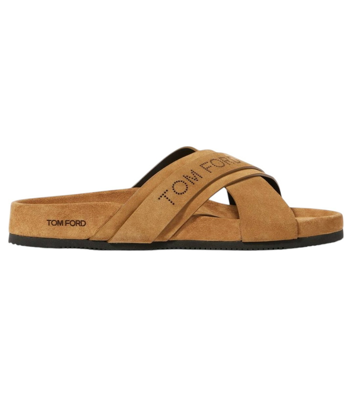 Photo: Tom Ford Logo suede sandals