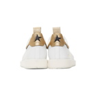 Golden Goose White and Gold Starter Sneakers
