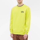 Billionaire Boys Club Men's Arch Logo Crew Sweat in Acid Yellow