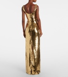 Monique Lhuillier Sequined gown