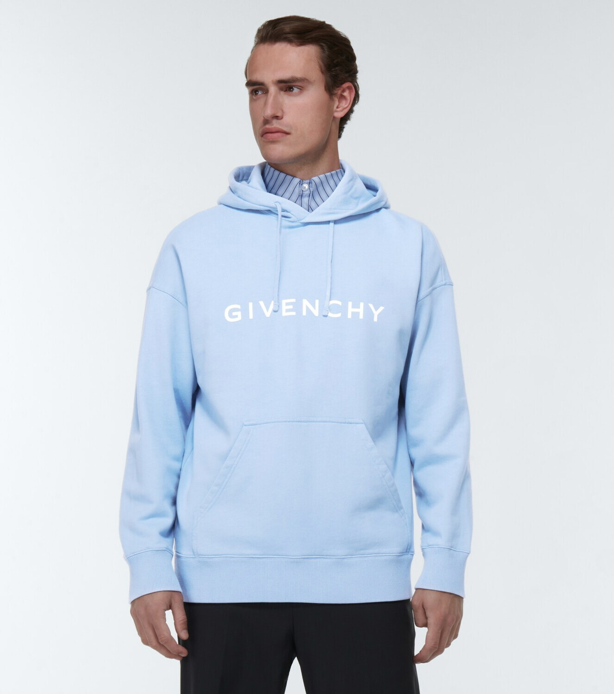 Givenchy Archetype logo cotton jersey hoodie Givenchy