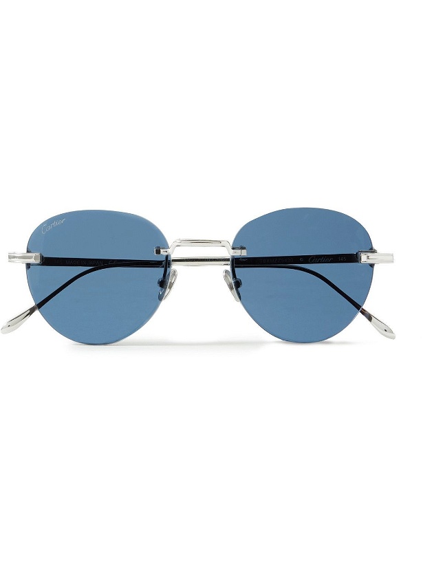Photo: Cartier Eyewear - Frameless Titanium Sunglasses