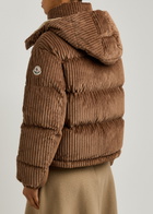 Moncler Daos Quilted Corduroy Jacket Brown