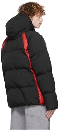 Nike Jordan Black & Red Puffer Jacket