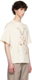 Story mfg. Beige Rabbit Edition Grateful T-Shirt