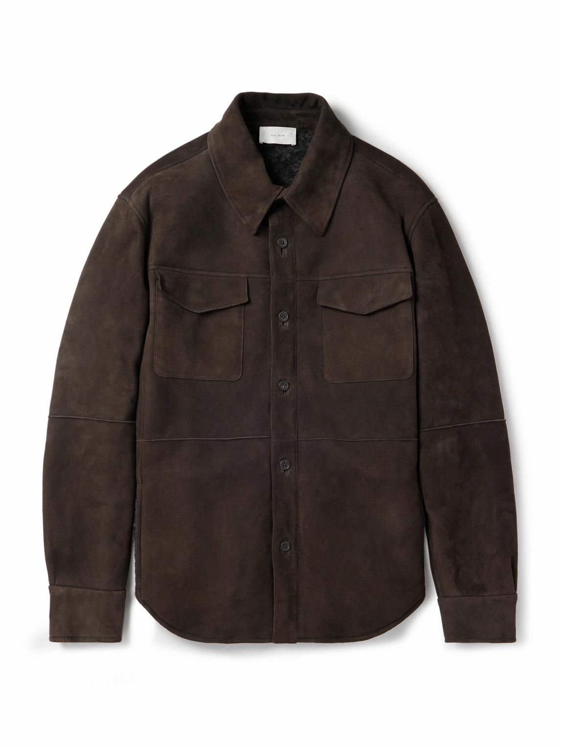 The Row Ronan suede blouson jacket The Row