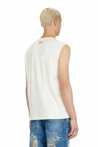 Diesel Tank top with For Successful Loving logo - T-Shirts - Unisex - White