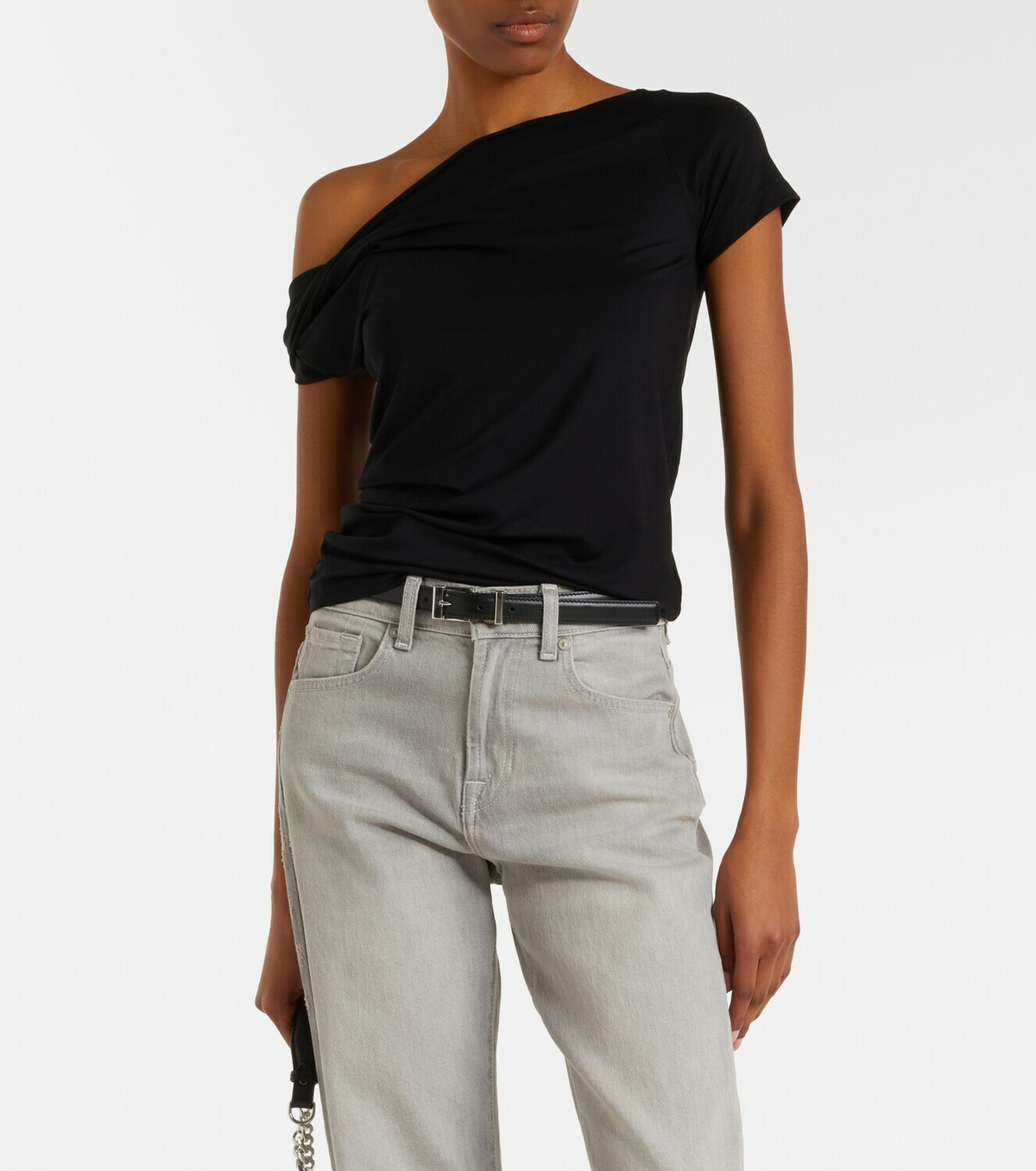 7 For All Mankind One-shoulder T-shirt