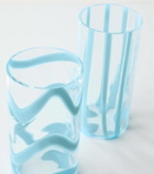 NasonMoretti Cyrcus set of 2 glass highball glasses