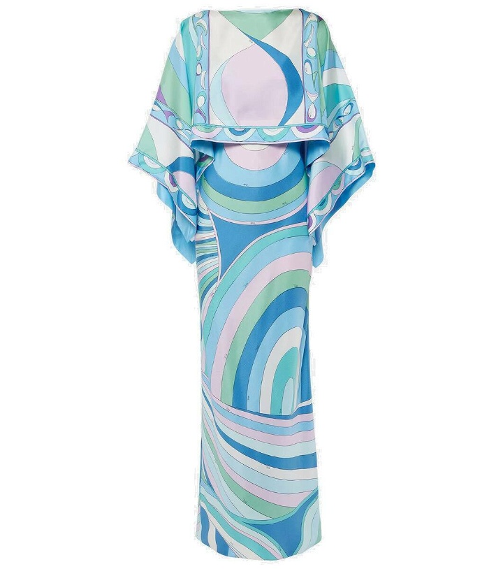 Photo: Pucci Iride And Pesci silk twill gown