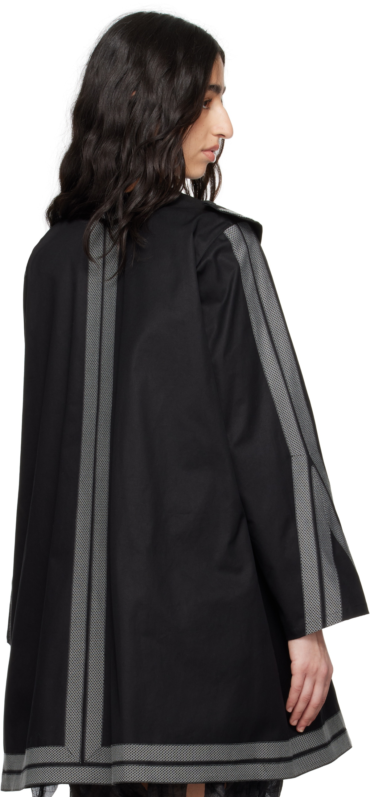 Kiko Kostadinov Black Dorado Coat