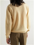 GUCCI - Logo-Jacquard Wool Sweater - Neutrals