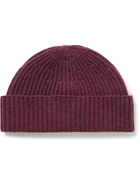 BRUNELLO CUCINELLI - Ribbed Cashmere Beanie - Red