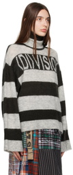 (di)vision Gray Stripe Turtleneck