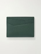LOEWE - Puzzle Edge Anagram-Embossed Full-Grain Leather Cardholder - Green