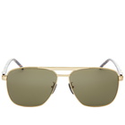 Gucci Men's Eyewear GG1164S Sunglasses in Gold/Havana/Green