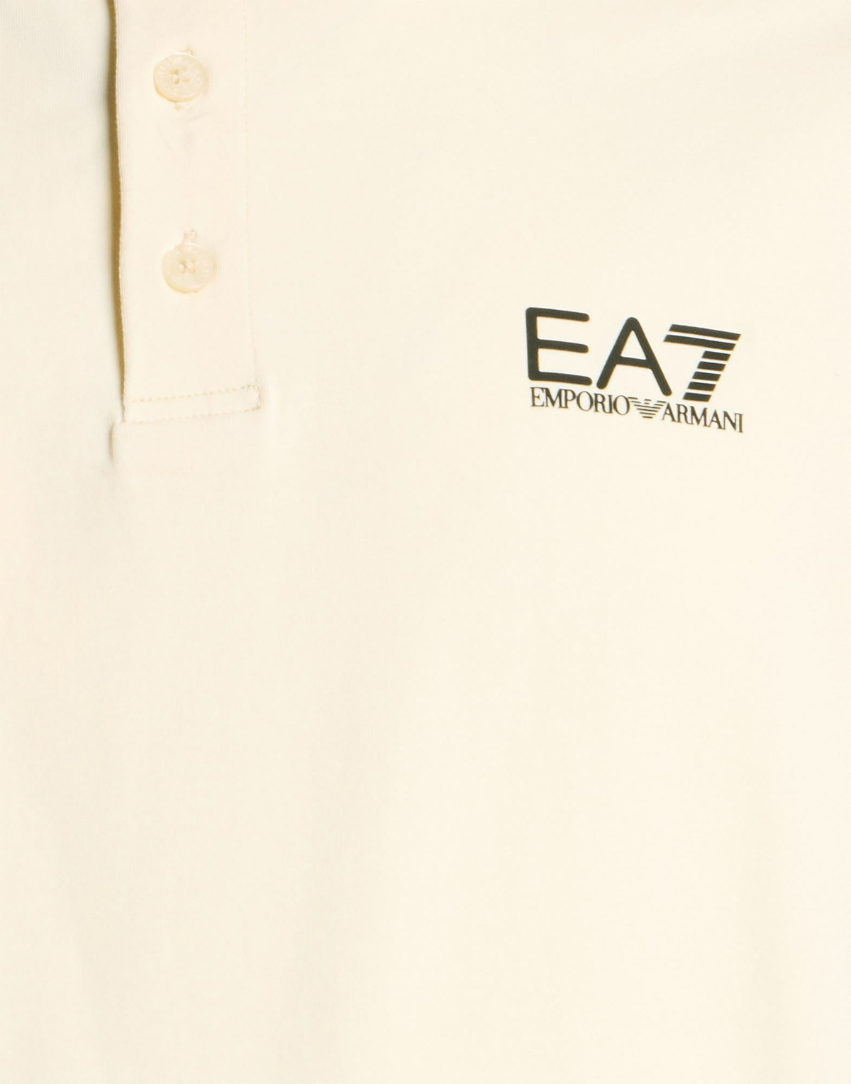 Ea7 Mens Polo shirt Cream
