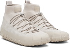 LEMAIRE Beige Vibram Wrap On Sneakers