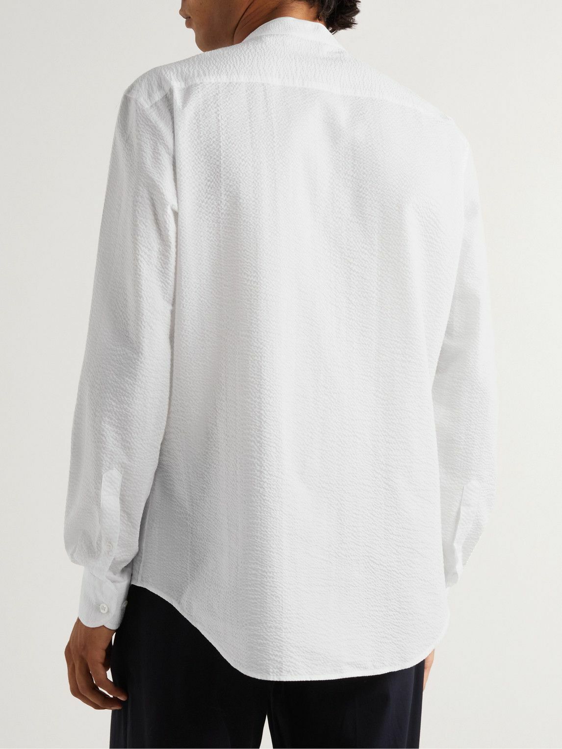 armani grandad shirt