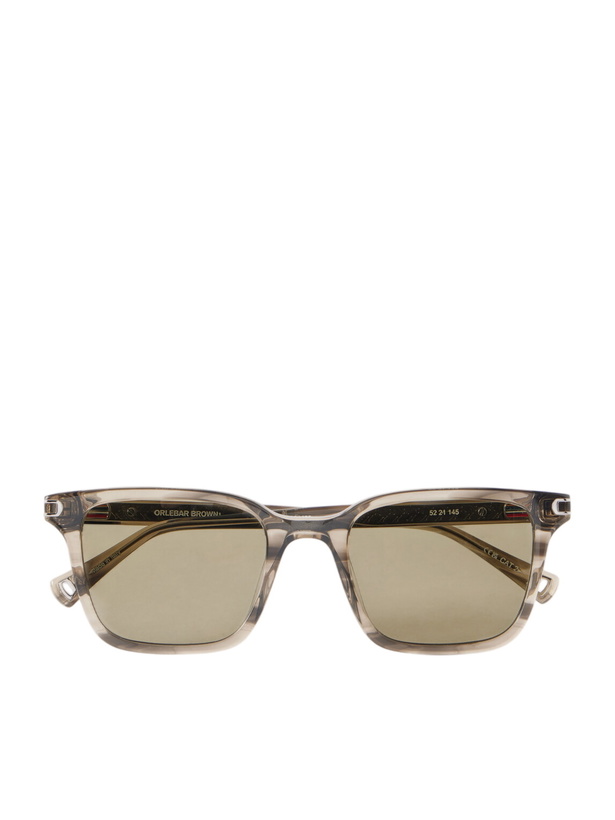 Photo: Orlebar Brown - Robbie D-Frame Acetate Sunglasses