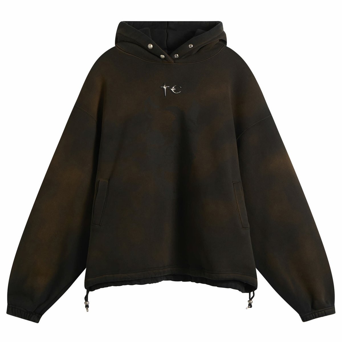Thug Club Black Peace Stud Hoodie Thug Club Thug Club Black Peace Stud Hoodie Thug Club