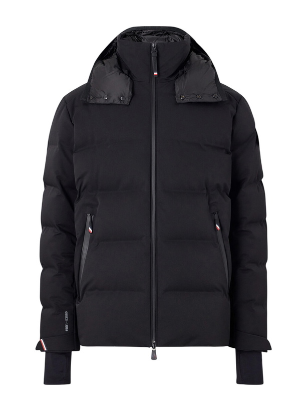Photo: Moncler Grenoble - Montgetech Quilted Stretch-Shell Hooded Down Ski Jacket - Black