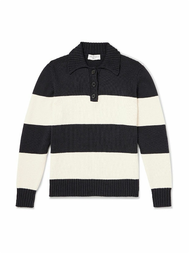 Photo: Officine Générale - Marley Striped Knitted Sweater - Multi
