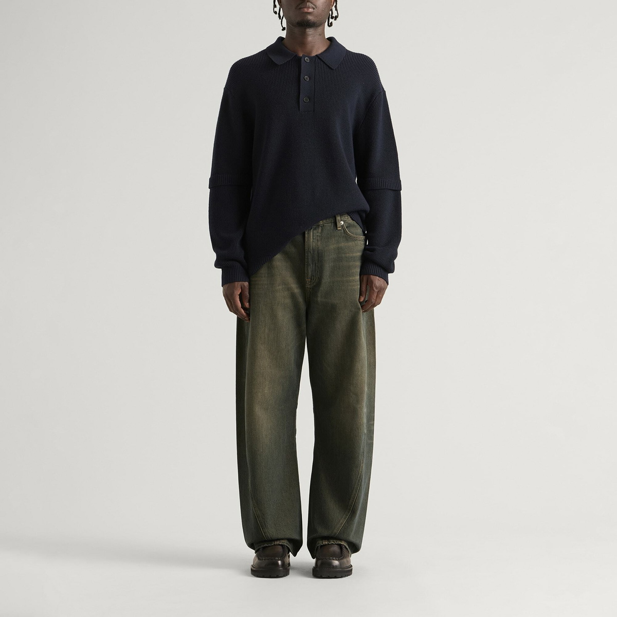 END. x Samsøe Samsøe Men's Satimo Jeans in Dark Gold Denim