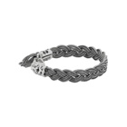 Emanuele Bicocchi Silver 6-Thread Braided Bracelet