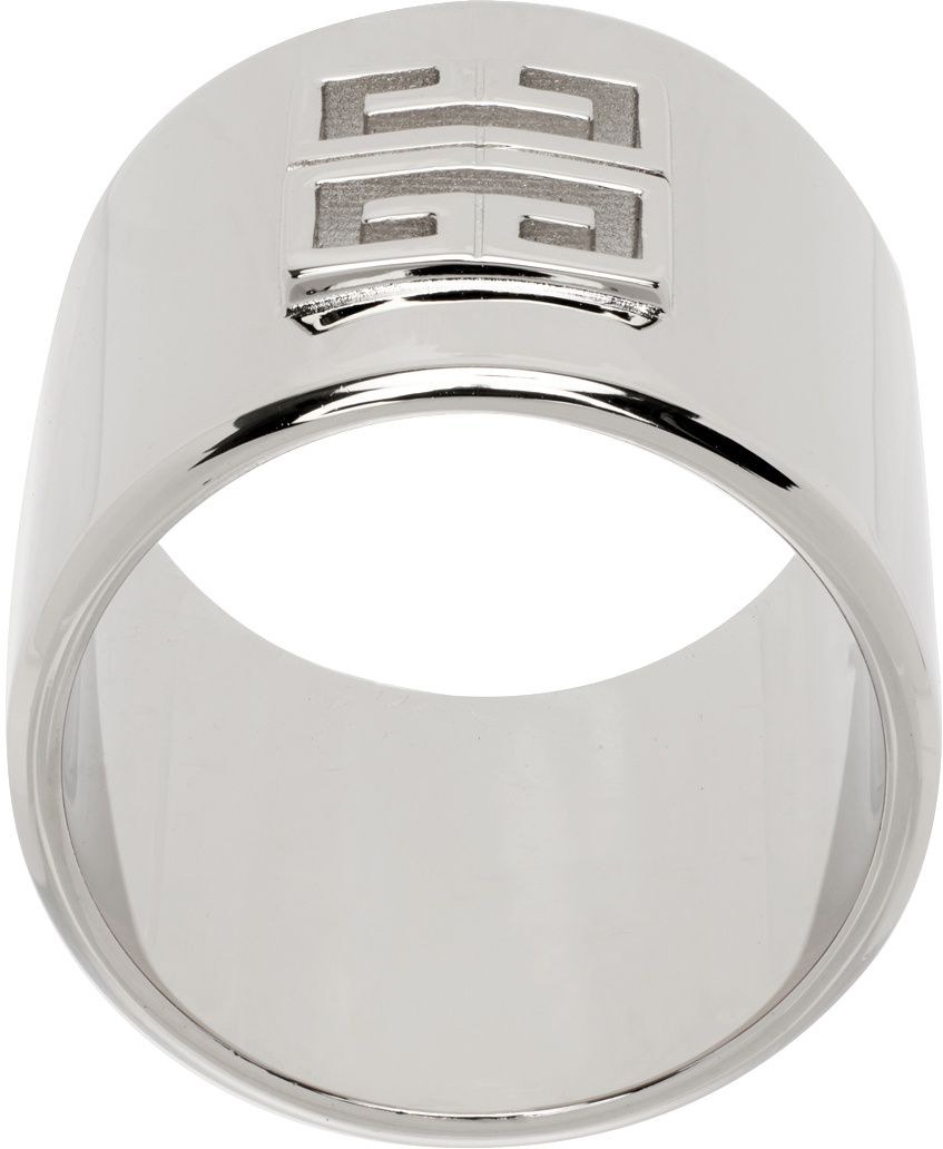 Silver 4G Ring by Givenchy on Sale