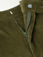 Purdey - Straight-Leg Cotton-Corduroy Trousers - Green
