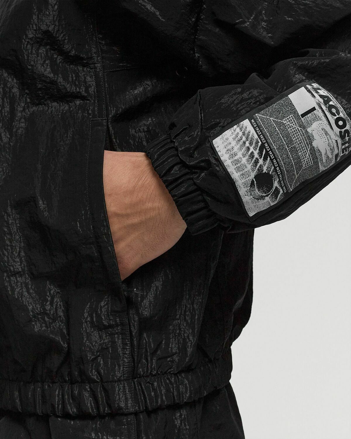 Lacoste ブラックジャケット & Champion Black Lacoste Woven Full Zip Jacket - JD Sports Global