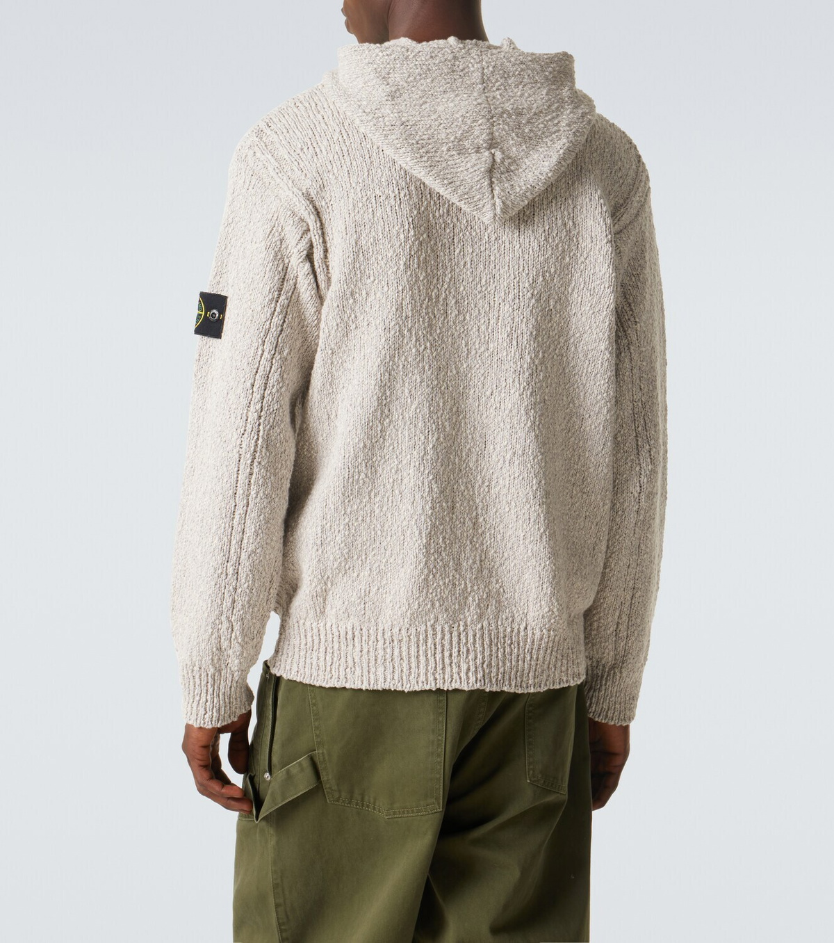 Stone Island Compass cotton zip-up hoodie