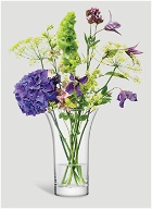 Flower Flared Bouquet Vase in Transparent