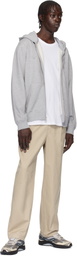 Reigning Champ Gray Midweight Terry Standard Zip Hoodie