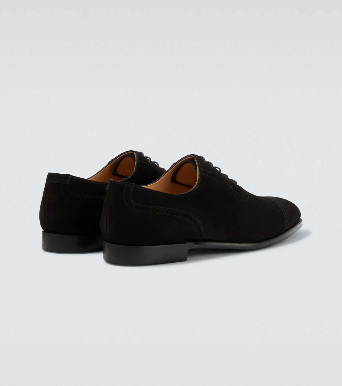 George Cleverley Adam suede Oxford shoes