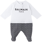 Balmain Baby Black & White Three-Piece Set