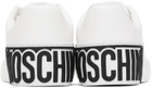 Moschino White Maxi Logo Sneakers