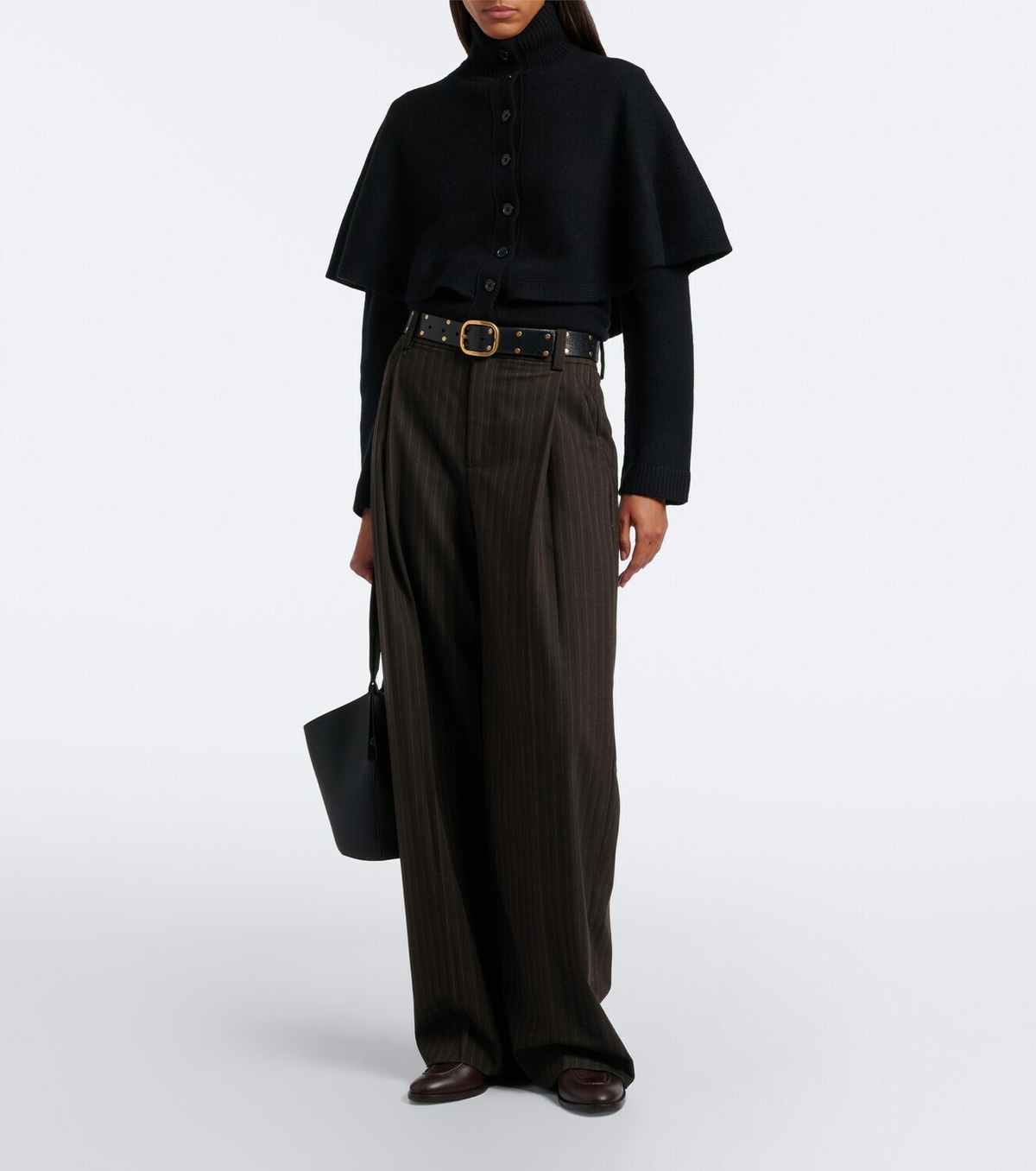 Vince Caped wool-blend cardigan