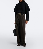 Vince Caped wool-blend cardigan