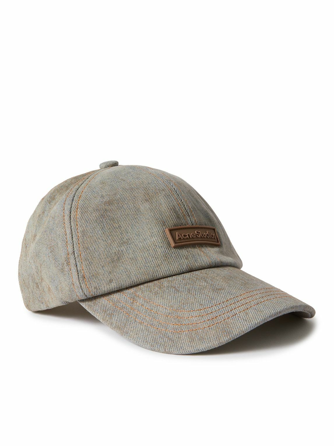 Acne Studios - Carily Logo-Appliquéd Distressed Denim Baseball Cap