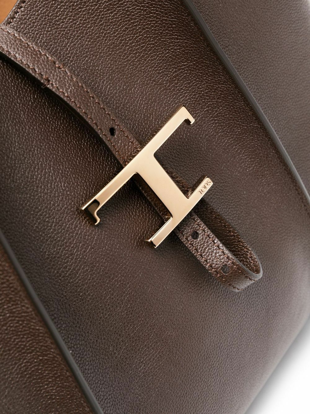TOD'S - T Timeless Leather Shopping Bag