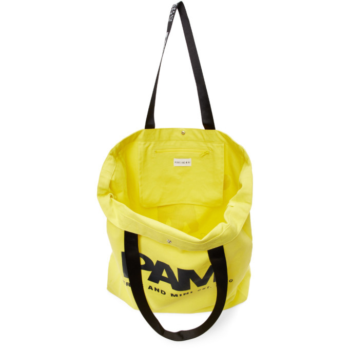Perks and Mini SSENSE Exclusive Yellow Friends Large Tote